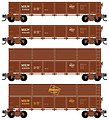 40' Gon Runner 4Pk MILW - N-Scale