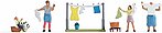 Noch 15595 Washday – Accessorio Per Modellismo Ferroviario Scala H0, Colorato - 3