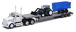 Kenworth W900 Lowboy w/ New Holland Tractor & Trailer