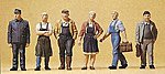 Preiser US Railroad Transition Era Freight Train Crew (6) Model ...