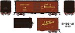 40' B-50-41 Boxcar Union Pacific #1