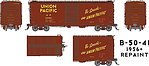 40' B-50-41 Boxcar Union Pacific #1 1956 Repaint (6)
