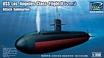 Riich USS Los Angeles Class Flight II VLS Attack Sub Plastic Model Military Ship Kit 1/350 #28006
