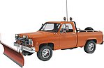 GMC Pickup with Snow Plow Plastic Model Truck Kit 1/24 Scale #857222