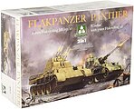Takom Flakpanzer Panther 20mm Flakvierling MB151/20 & Coelian Plastic Model Tank Kit 1/35 #2105