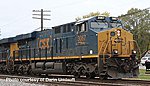 GE ES44AH CSX #2 with Low Headlight DCC