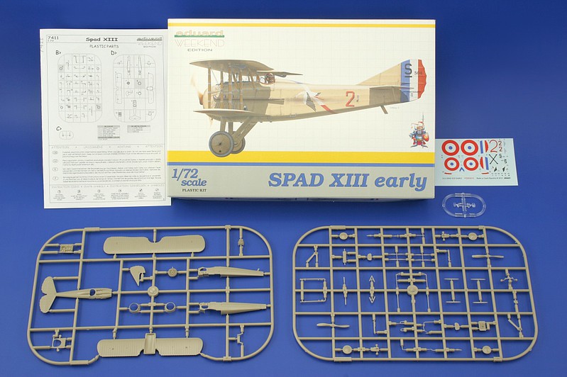 Spad XIII Early C1 BiPlane (Weekend Edition) -- Plastic Model Airplane ...