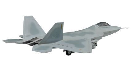 HobbyBoss EZ F-22 Raptor Plastic Model Airplane Kit 1/72 Scale #80210