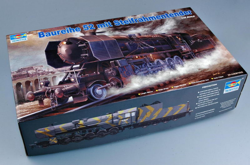 BR52 Armored Steam Plastic Model Train