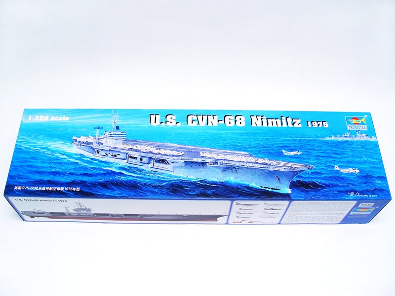 Uss Nimitz Cvn Aircraft Carrier Plastic Model Military Ship