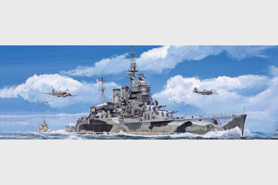 HMS Renown British Battle Cruiser 1942 -- Plastic Model Military Ship ...