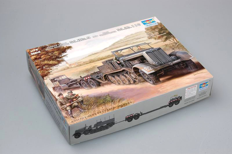 German Sdkfz T Halftrack With Sdah Trailer Plastic Model Kit Scale