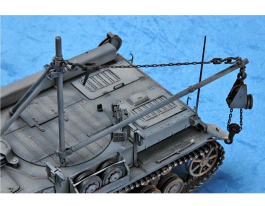 Maquette 1/35 Berge Panzer IV – Char De Ravitaillement, Peint à La Main, WW2