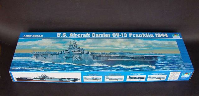 Trumpeter USS Franklin Cv13 Aircraft Carrier 1944 Plastic Model Military Ship for sale online