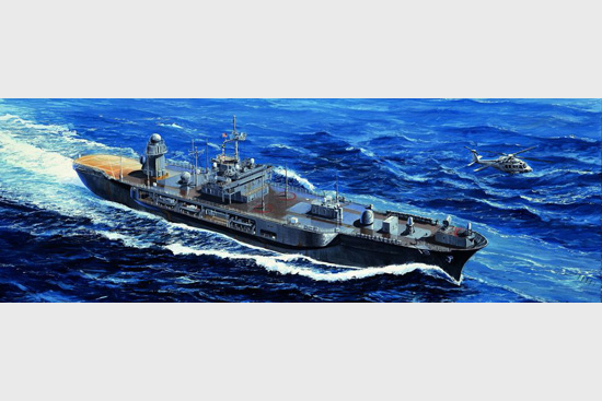 Gallery Pictures Trumpeter USS Blue Ridge 2004 Plastic Model Military ...