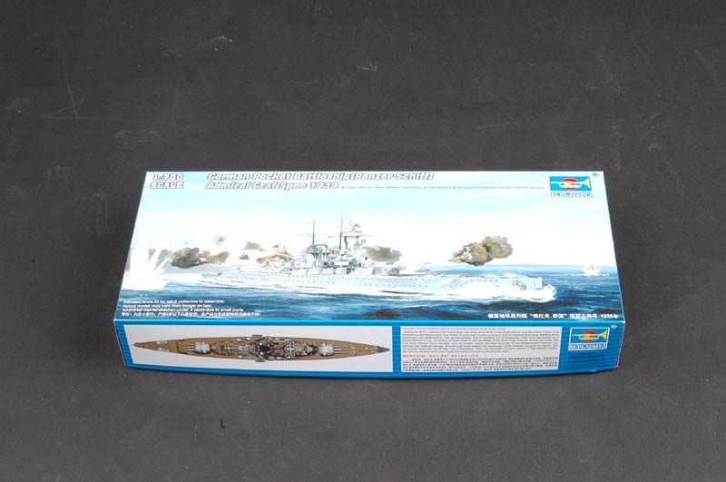 German Admiral Graf Spee Pocket Battleship 1939 -- Plastic Model Kit ...