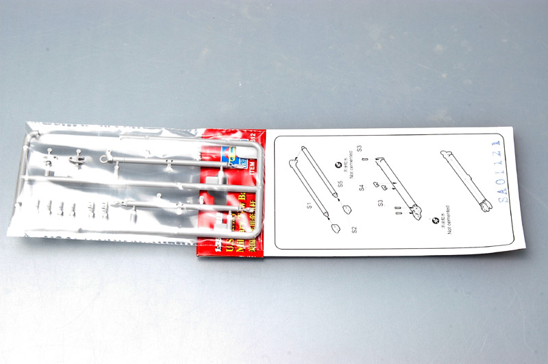 US Army Military Tow Bars with Clevises Plastic Model Vehicle