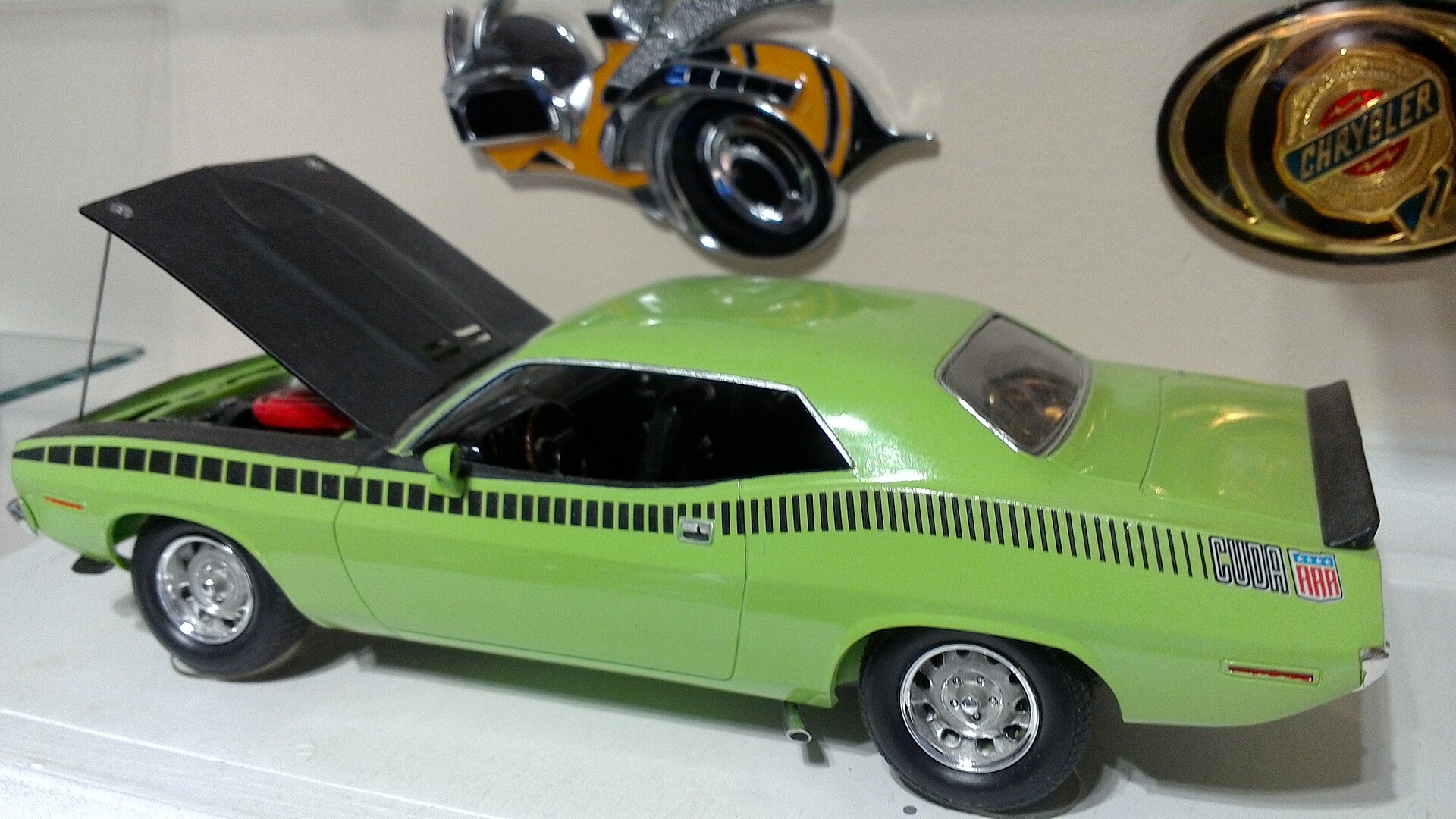 70 Plymouth Aar Cuda Plastic Model Car Kit 125 Scale 854416