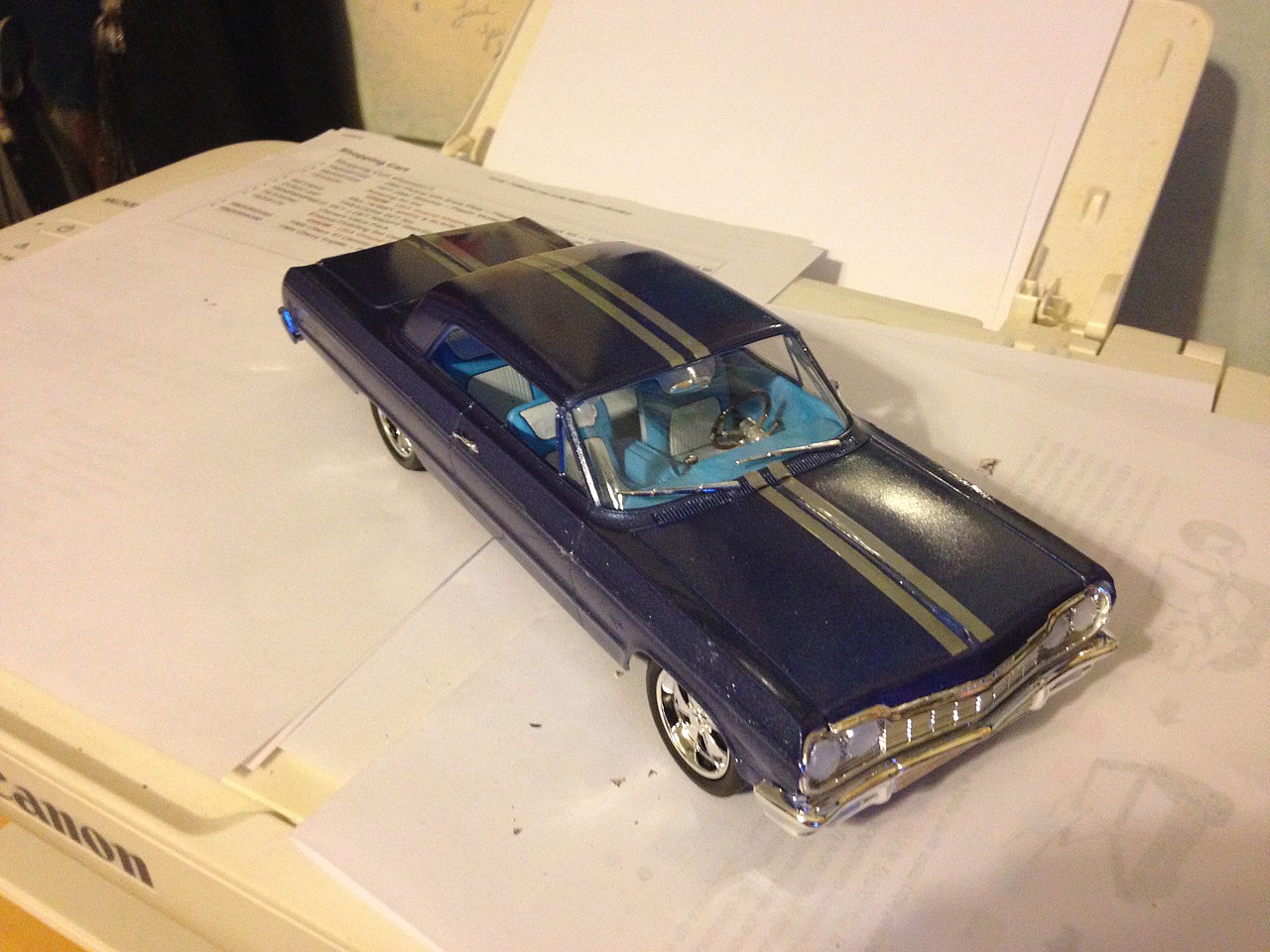 1964 Chevy Impala -- Plastic Model Car Kit -- 1/25 Scale -- #854050 ...