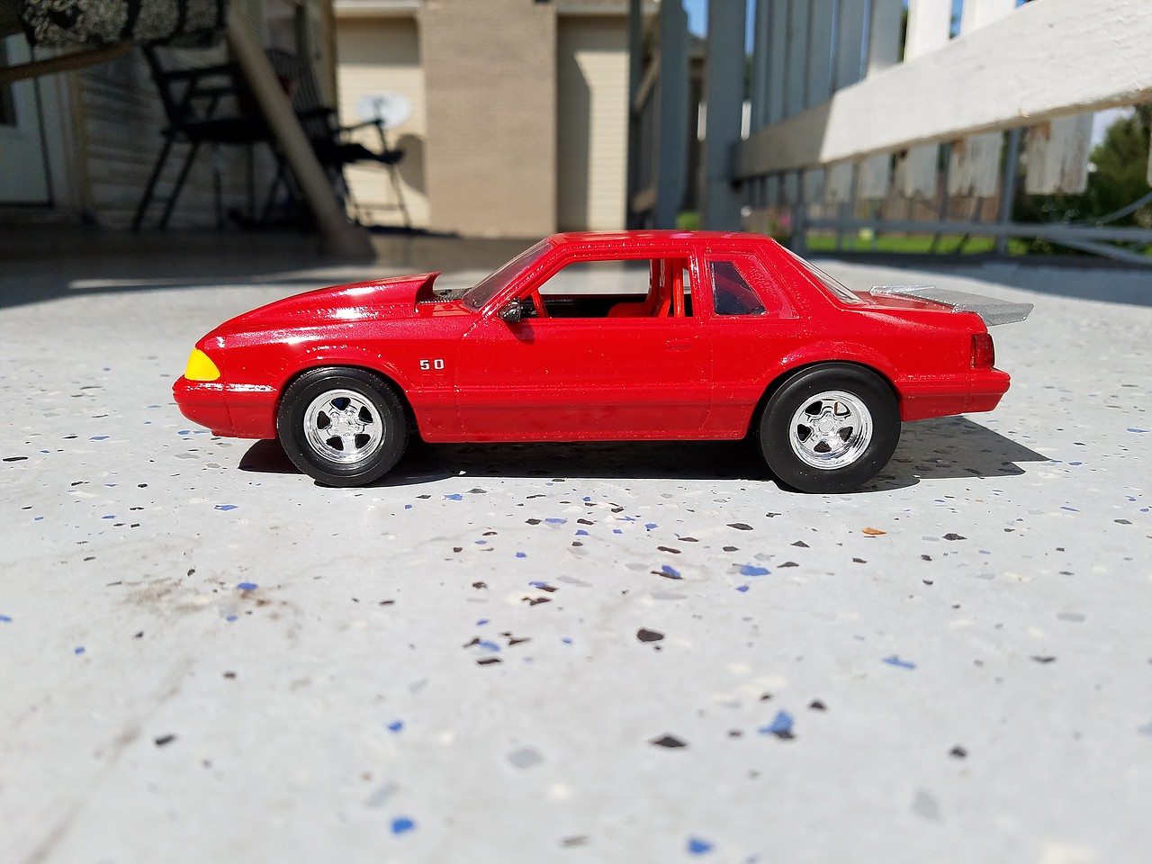 1990 Mustang Lx 5.0 Drag Racer -- Plastic Model Car Kit -- 1 25 Scale 