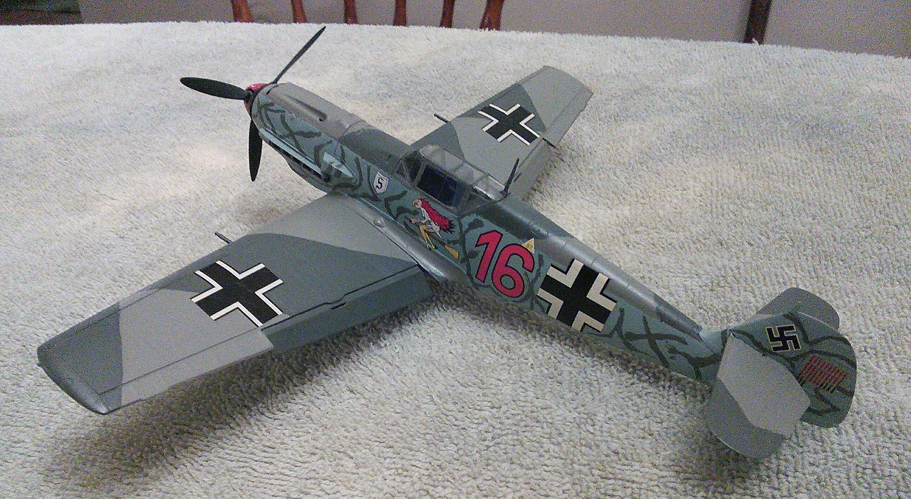 Messerschmitt Bf109e Fighter Aircraft Wwii Plastic Model Kit 1 48