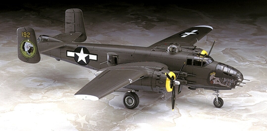 B-25J Mitchell -- Plastic Model Airplane Kit -- 1/72 Scale -- #00546 ...