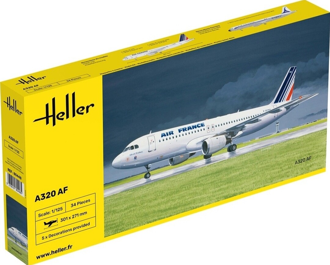 Airbus A320 -- Plastic Model Airplane Kit -- 1/125 Scale -- #80448 ...