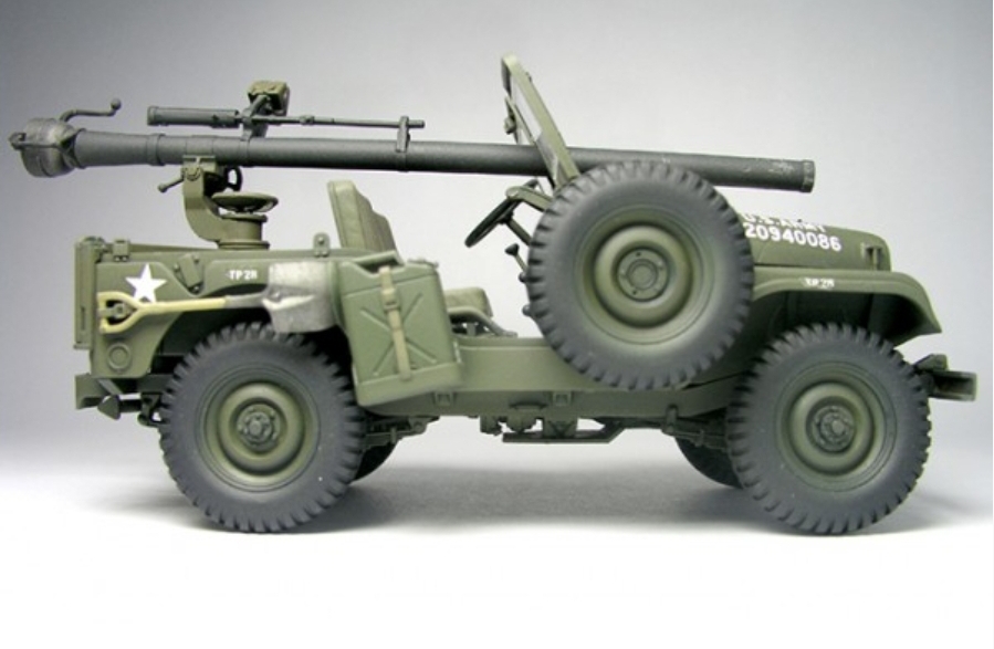US M38A1C 1/4Ton Jeep Plastic Model Military Jeep Kit 1/35 Scale
