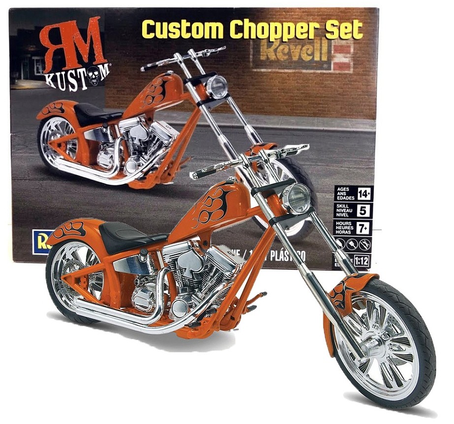 RM Kustom Custom Chopper Set 1/12 Revell Monogram 7324 Plastic Model Kit for sale online 