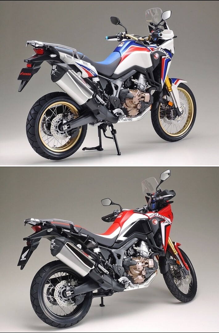 Honda CRF1000L Africa Twin -- Plastic Model Motorcycle Kit -- 1/6 Scale ...