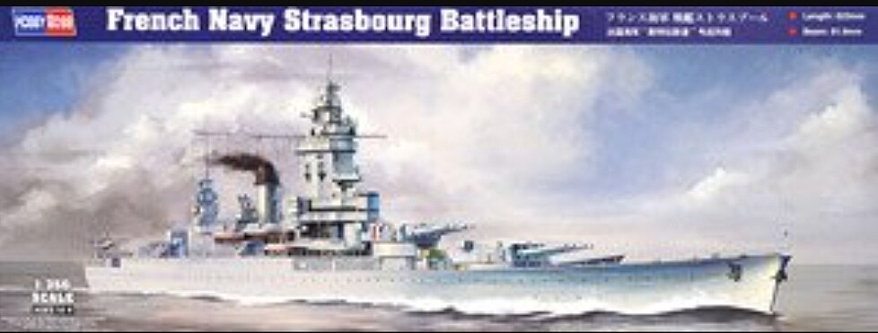 Gallery Pictures HobbyBoss French Strasbourg Battleship Plastic Model ...