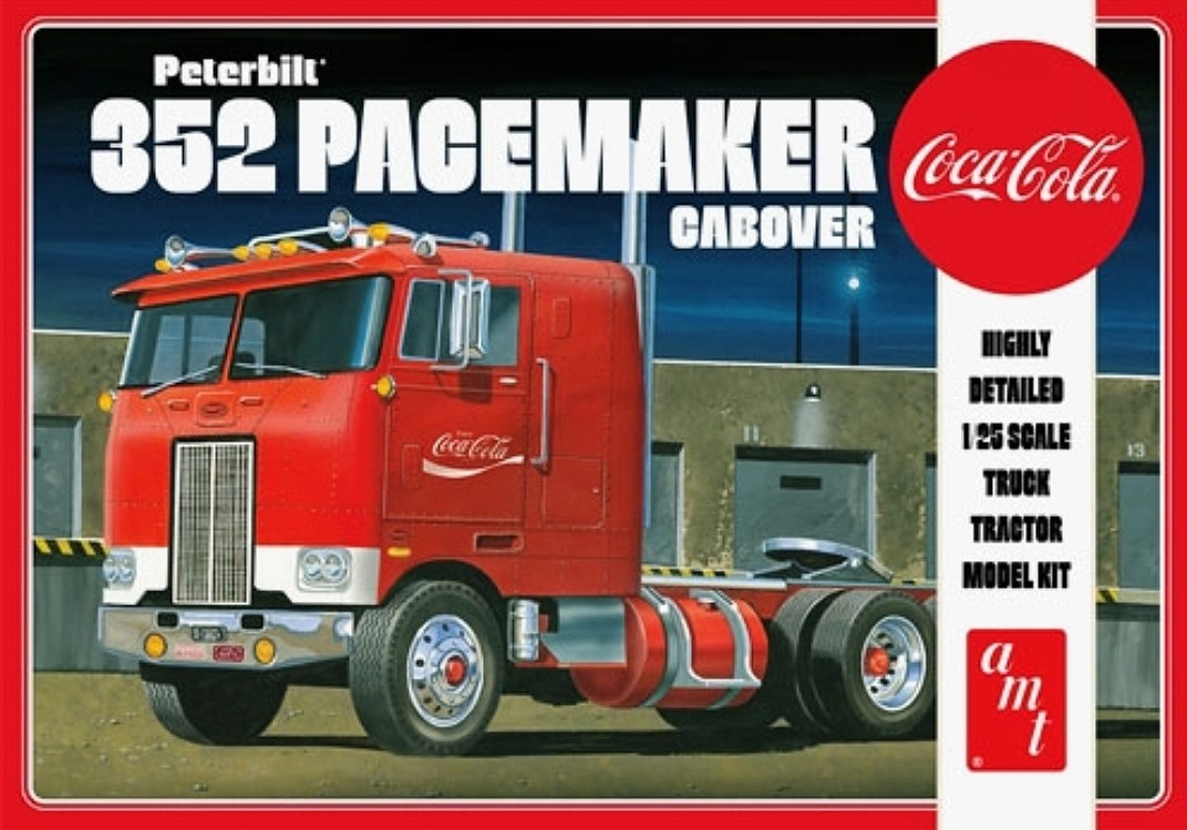 AMT Model Kit Peterbilt Cabover Pacemaker 352 Tractor T502 1 25 for sale online