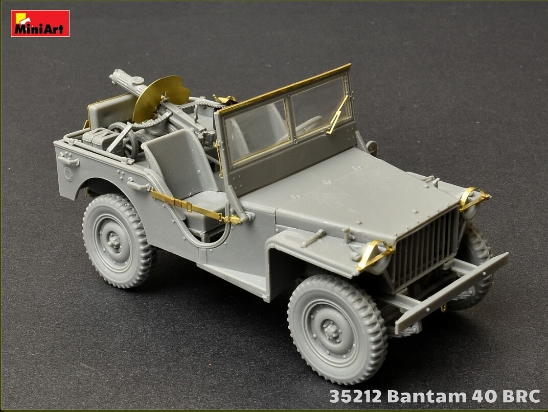 WWII Bantam 40 BRC Military Car -- Plastic Model Military Vehicle Kit ...