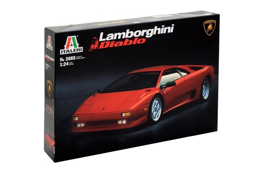 Lamborghini Diablo Sports -- Plastic Model Car Kit -- 1/24 Scale ...