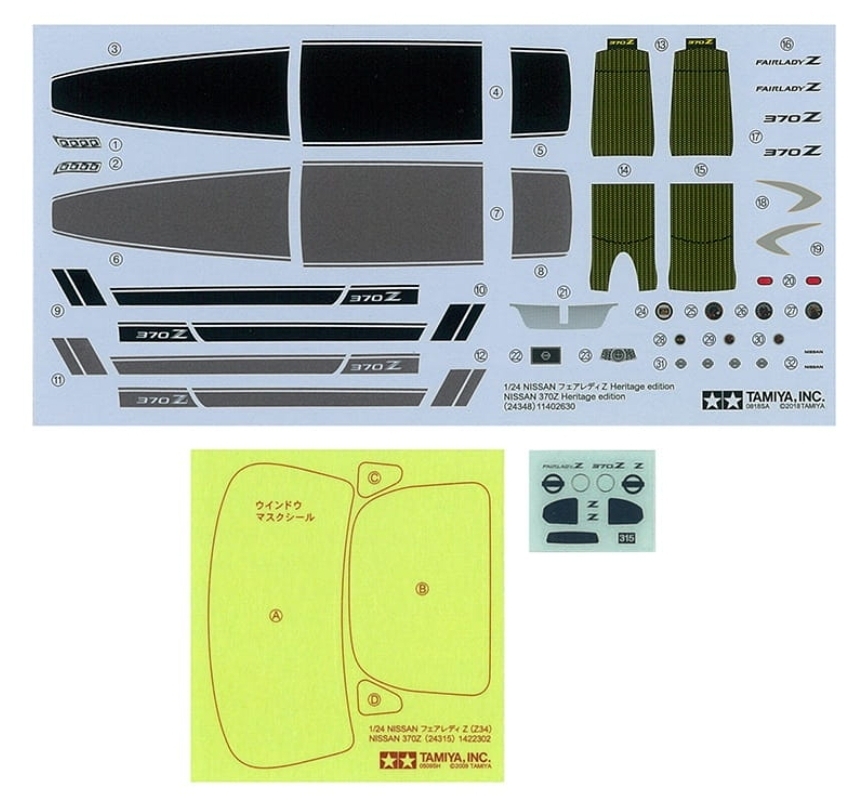 Tamiya Nissan 370Z Heritage Edition (300024348) au meilleur prix sur