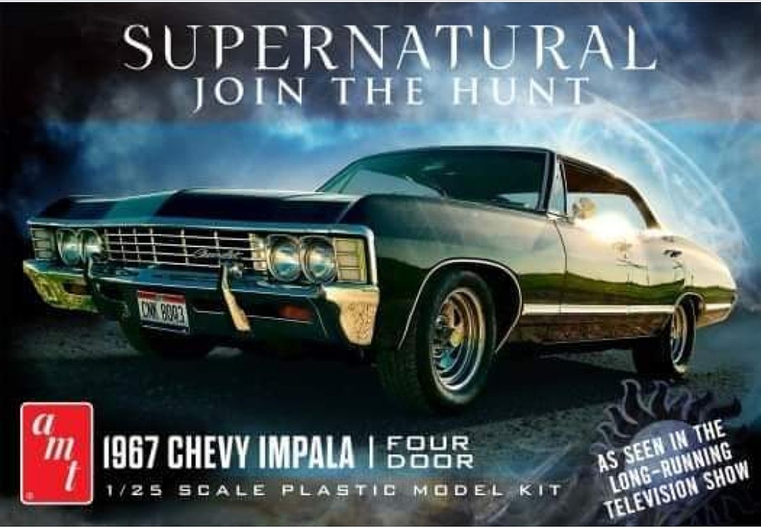 Gallery Pictures AMT 1967 Impala, Supernatural Plastic Model Car Kit 1/