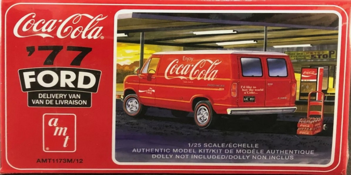 AMT 1977 Ford Delivery Van Coke Coca Cola Model Kit 1173 for sale online 