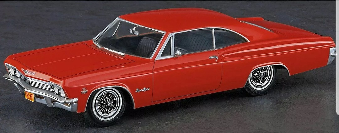 Girl figure plastic model kit 1/24 Hasegawa 52202 1966 Chevrolet Impala 409 SS 