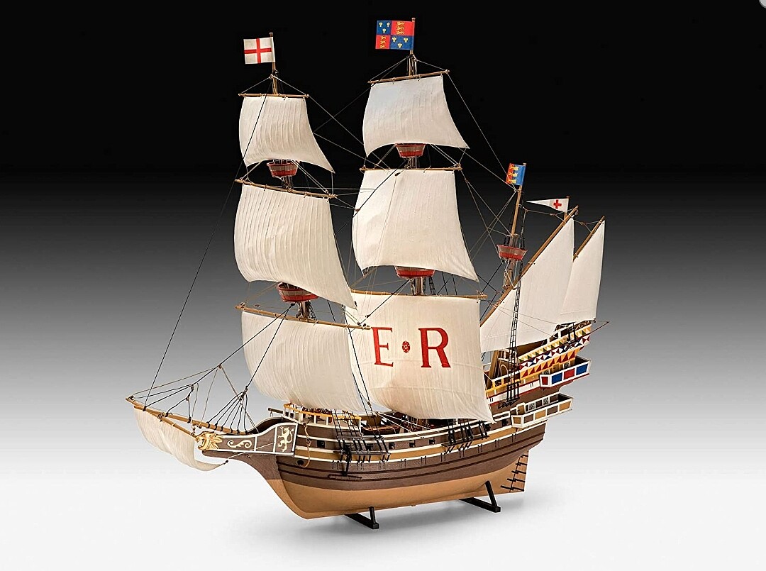 English Man O'War -- Plastic Model Sailing Ship Kit -- 1/96 Scale ...