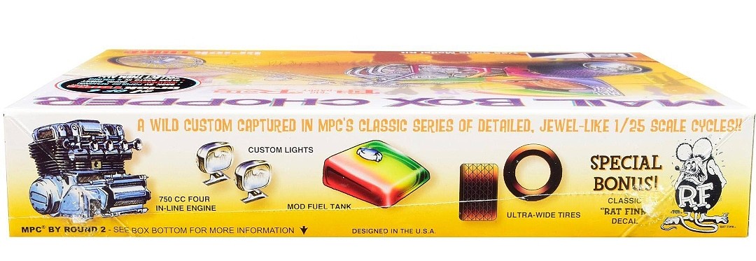 Ed Roth's Mail Box Chopper (Trick Trikes) -- Plastic Model Motorcycle ...