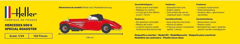 Maquette voiture : 500 K Special Roadster