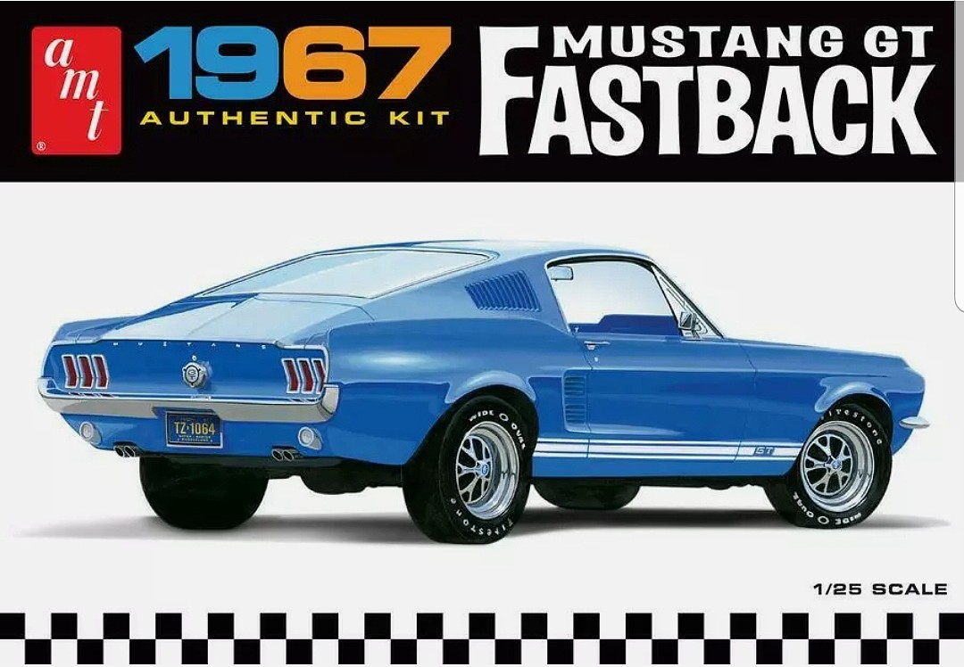 Model Kit 1966 Ford Mustang Gt-350h Fastback Monogram 1 24 for sale online 