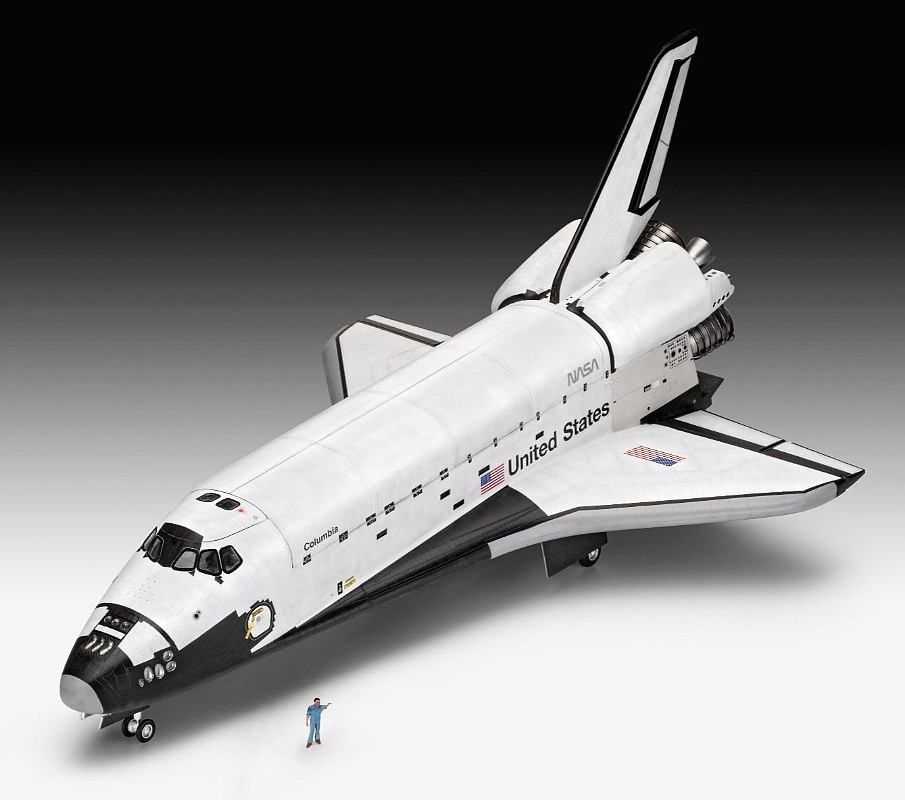 Space Shuttle 40th Anniversary Set -- Plastic Space Model Kit -- 1/72 ...