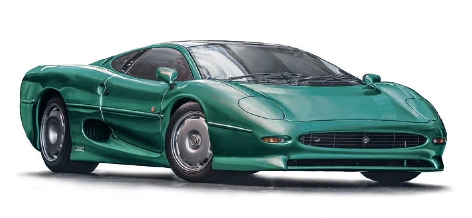 jaguar xj220 model kit