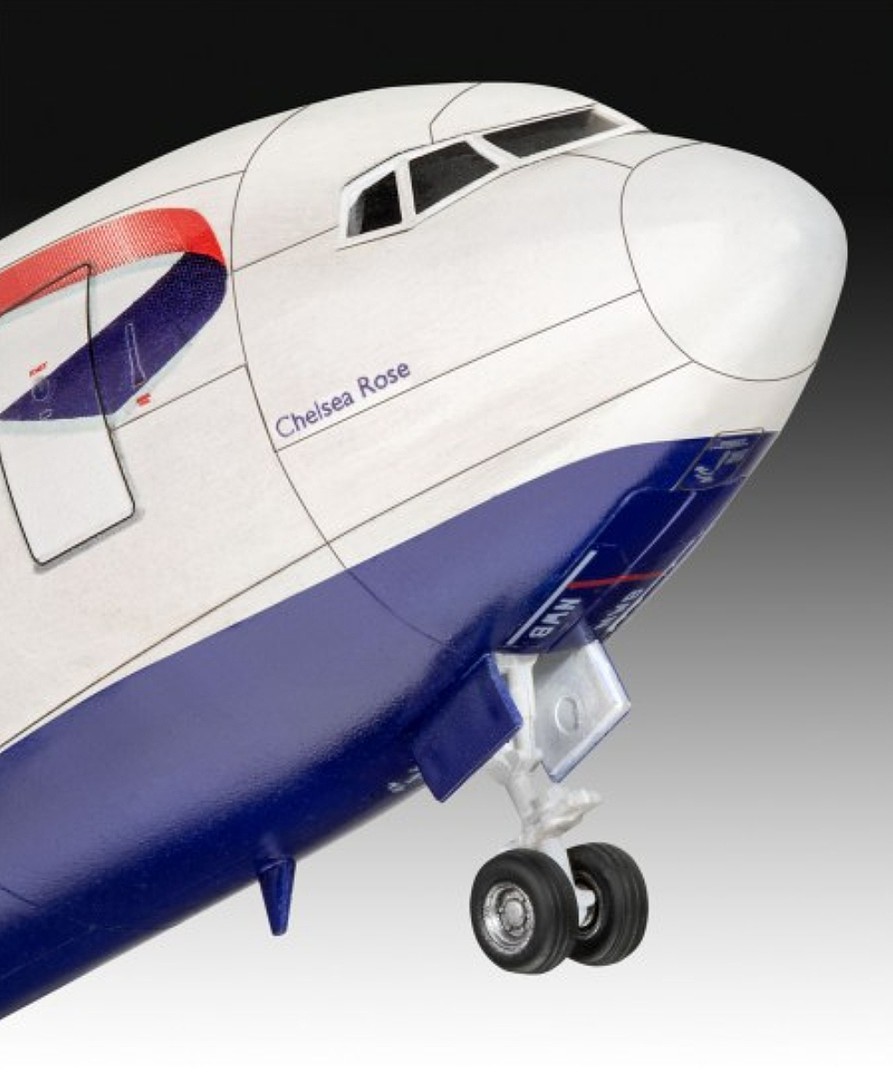 B767-300ER British Airways Airliner -- Plastic Model Airplane Kit -- 1/ ...