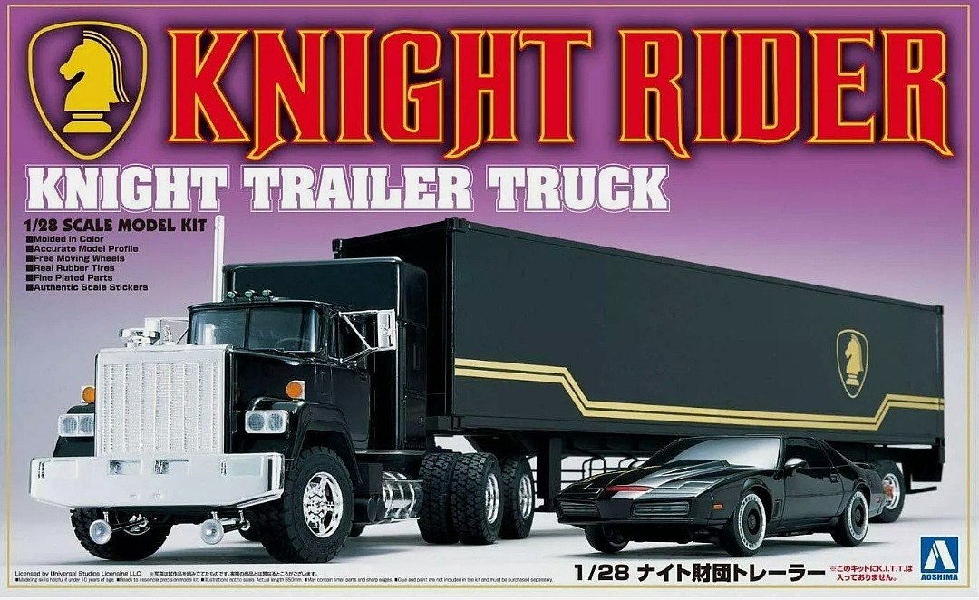 Knight Rider Tractor Gallery Pictures Aoshima Knight Rider Tractor Trailer Truck Plastic ...