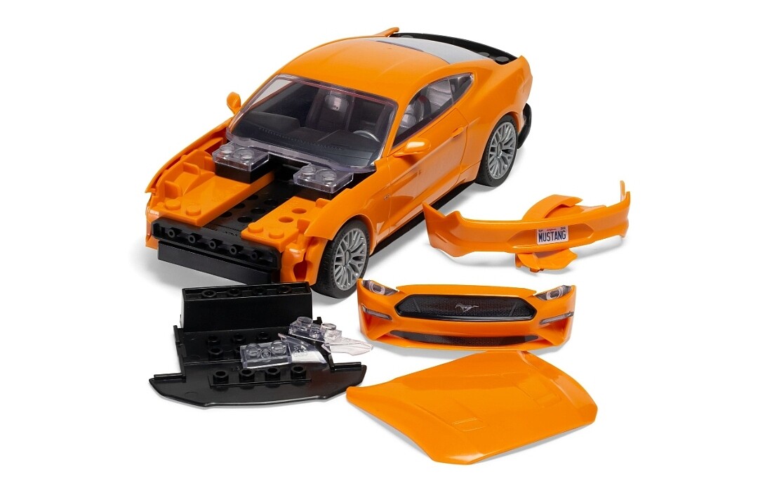 Quick Build Ford Mustang GT Car -- Snap Tite Plastic Model Vehicle Kit ...