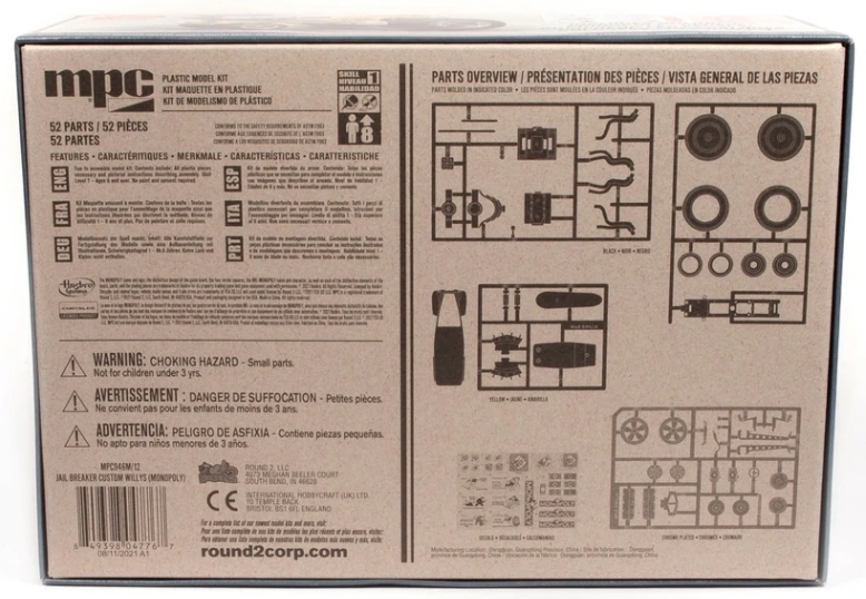 Monopoly Jail Breaker Custom Willys Panel Truck -- Plastic Model ...