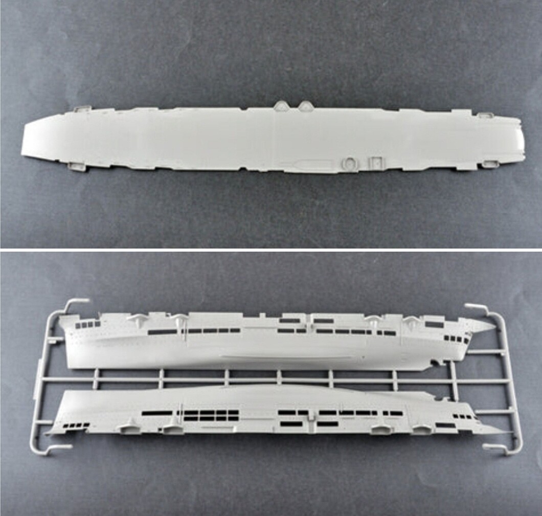 1:350 Modell-Deck Für HMS Ark Royal Flugzeugträger – Aus Holz Mit Ankerkette, Zum Selbstmontage