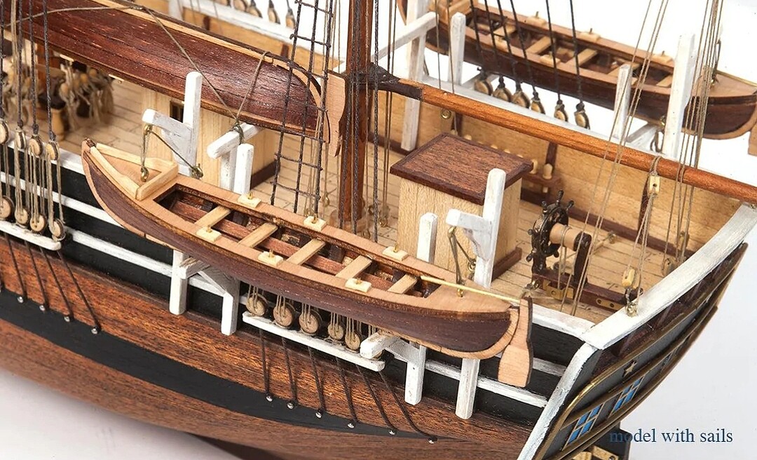 1/60 Essex 3-Masted American Whaling Ship (Intermediate Level) pictures ...